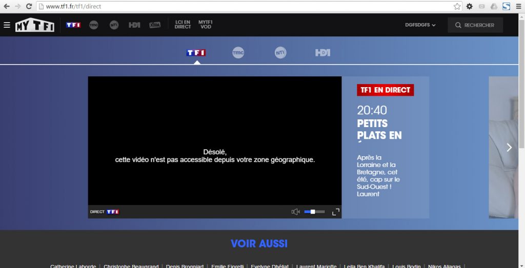 tv francaise etranger : TF1