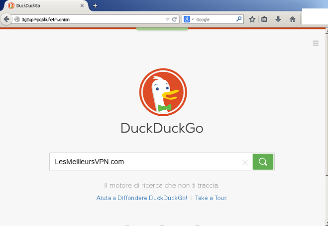 Test Perfect Privacy avis : DuckDuckGo